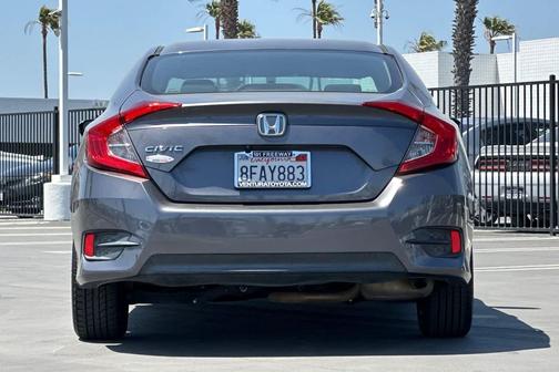 Modern Steel Metallic 2018 Honda Civic LX