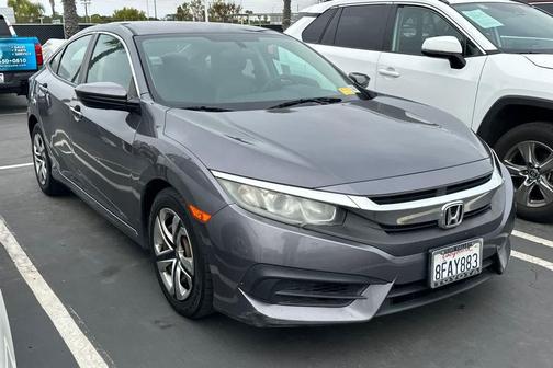 Modern Steel Metallic 2018 Honda Civic LX