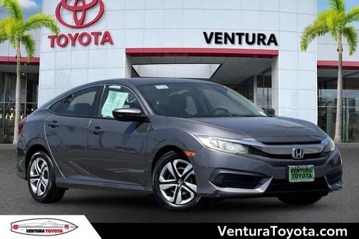 Modern Steel Metallic 2018 Honda Civic LX