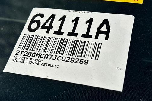 2018 Lexus RX 450h Base