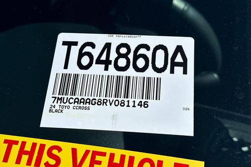 Jet Black 2024 Toyota Corolla Cross LE