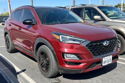 Gemstone Red 2019 Hyundai TUCSON Night