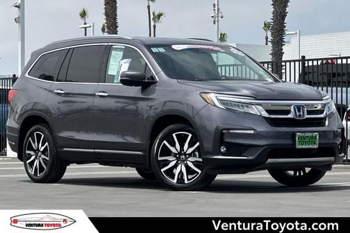 Modern Steel Metallic 2022 Honda Pilot AWD Elite