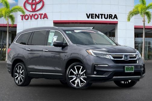 Modern Steel Metallic 2022 Honda Pilot AWD Elite