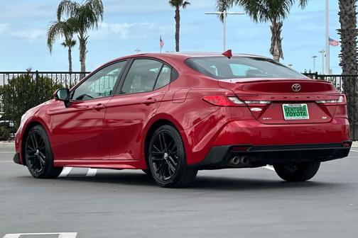 Supersonic Red 2025 Toyota Camry SE