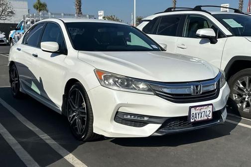White Orchid Pearl 2017 Honda Accord Sport