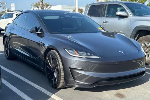 Stealth Grey 2024 Tesla Model 3 Performance