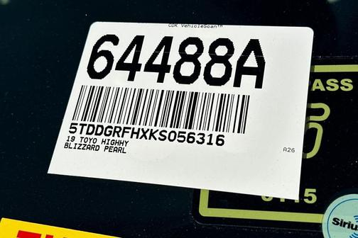 2019 Toyota Highlander Hybrid Platinum