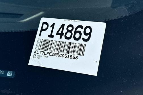 Sterling Gray Metallic 2024 Chevrolet Trax LS