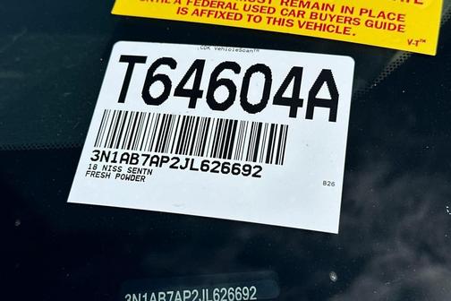 2018 Nissan Sentra SV