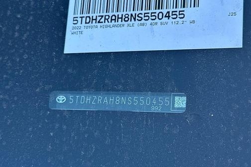 2022 Toyota Highlander XLE