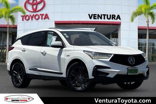White Diamond Pearl 2019 Acura RDX A-Spec