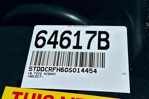 2016 Toyota Highlander Hybrid Limited