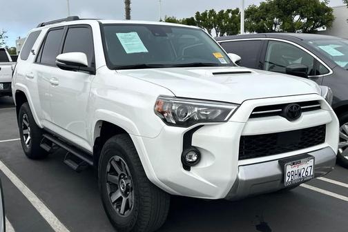 White 2022 Toyota 4Runner TRD Off Road Premium