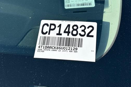 2025 Toyota Camry LE