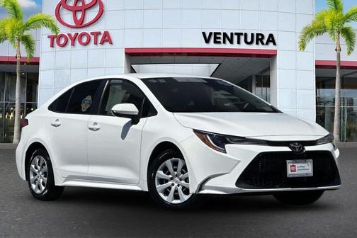 Super White 2021 Toyota Corolla LE