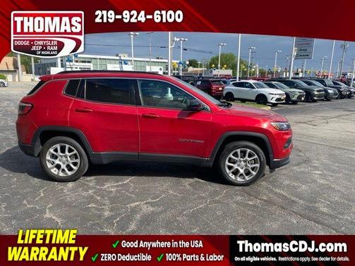 Red 2024 Jeep Compass Latitude Lux