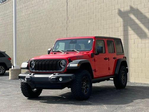 Firecracker Red Clearcoat 2025 Jeep Wrangler 4xe Sport
