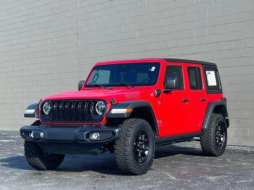 Firecracker Red Clearcoat 2025 Jeep Wrangler 4xe Sport