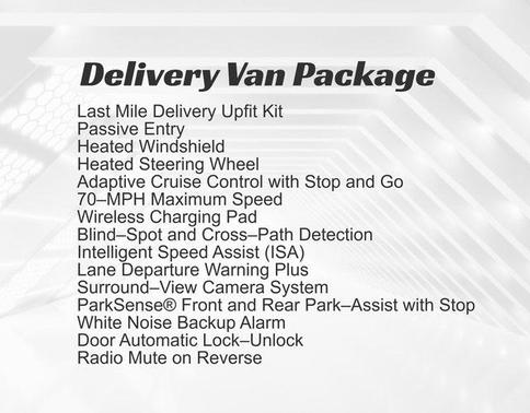2024 RAM ProMaster 3500 Delivery Van BEV SUPER HIGH ROOF