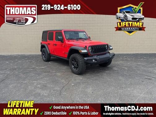 Firecracker Red Clearcoat 2025 Jeep Wrangler 4xe Sport