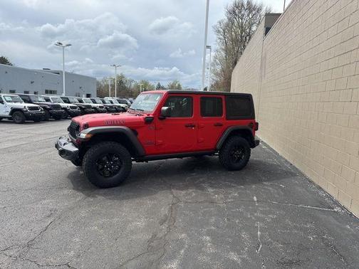 Firecracker Red Clearcoat 2025 Jeep Wrangler 4xe Sport