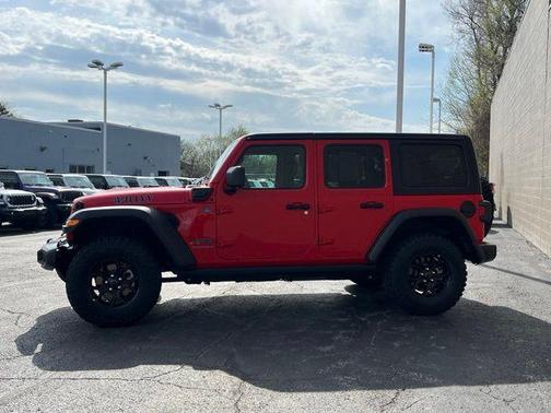 Firecracker Red Clearcoat 2025 Jeep Wrangler 4xe Sport