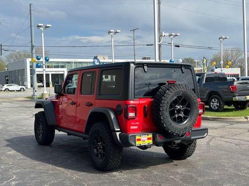 Firecracker Red Clearcoat 2025 Jeep Wrangler 4xe Sport