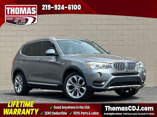 Space Gray Metallic 2017 BMW X3 xDrive35i