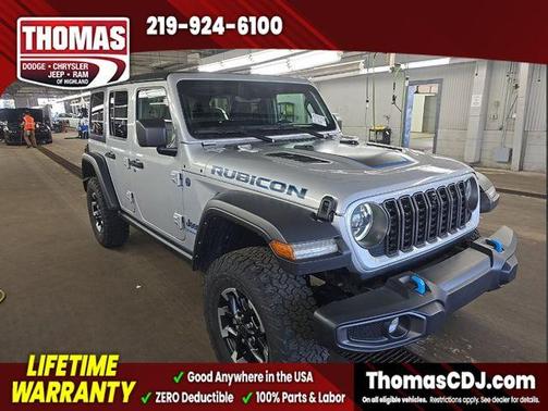Silver Zynith Clearcoat 2024 Jeep Wrangler 4xe Rubicon