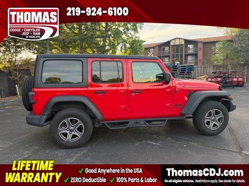 Firecracker Red Clearcoat 2021 Jeep Wrangler Unlimited Sport