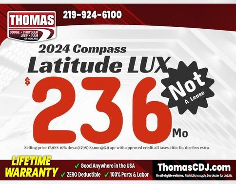 2024 Jeep Compass Latitude Lux