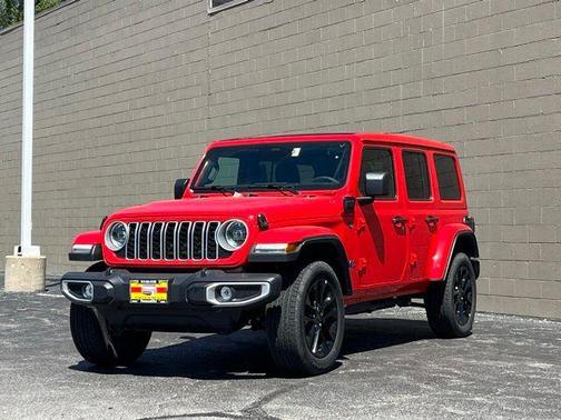 Firecracker Red Clearcoat 2025 Jeep Wrangler 4xe Sahara