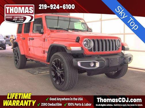 Firecracker Red Clearcoat 2025 Jeep Wrangler 4xe Sahara