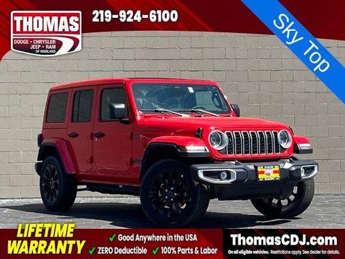 Firecracker Red Clearcoat 2025 Jeep Wrangler 4xe Sahara