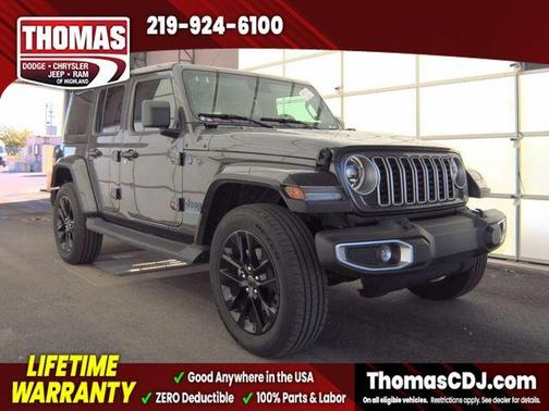 Granite Crystal Clearcoat Metallic 2025 Jeep Wrangler 4xe Sahara