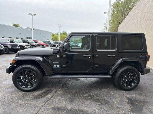 Black Clearcoat 2023 Jeep Wrangler 4xe Sahara