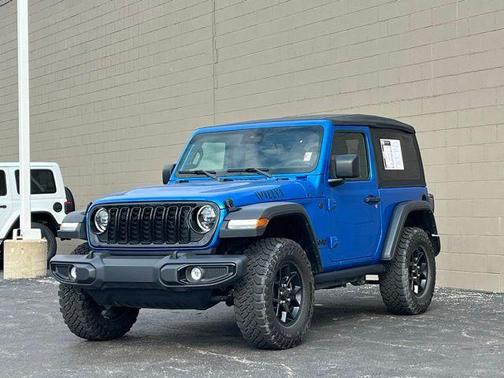Hydro Blue Pearl 2025 Jeep Wrangler Sport