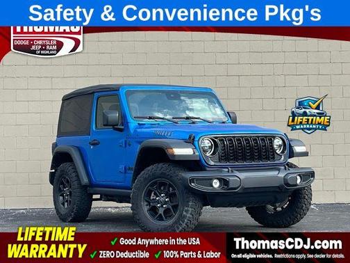 Hydro Blue Pearl 2025 Jeep Wrangler Sport