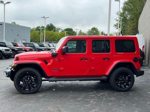 Firecracker Red Clearcoat 2025 Jeep Wrangler 4xe Sahara