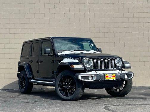 Black Clearcoat 2025 Jeep Wrangler 4xe Sahara