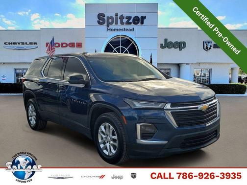 Northsky Blue Metallic 2023 Chevrolet Traverse LS