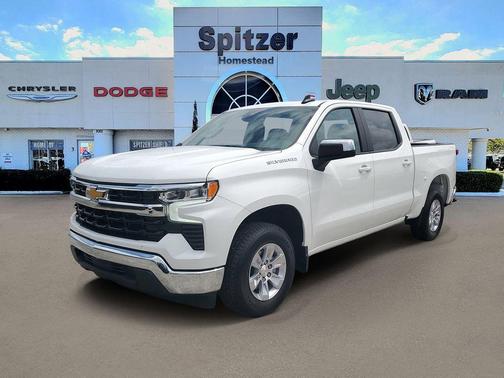 Summit White 2026 Chevrolet Silverado 1500 LT