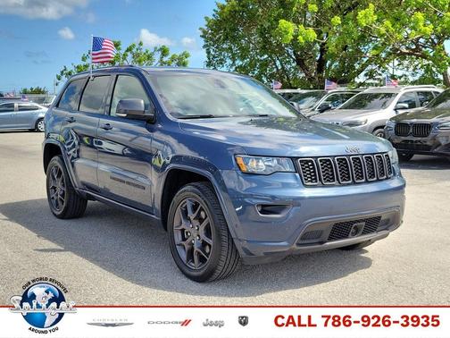 Pacific Blue Clearcoat 2021 Jeep Grand Cherokee Limited