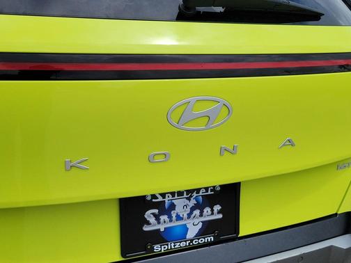 Yellow 2024 Hyundai KONA Limited