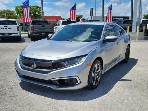 Gray 2020 Honda Civic LX