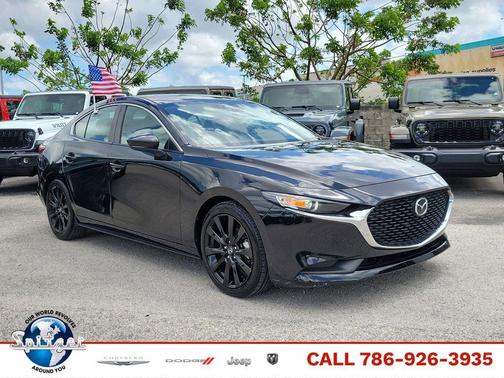 Jet Black 2024 Mazda Mazda3 FWD w/Select Package