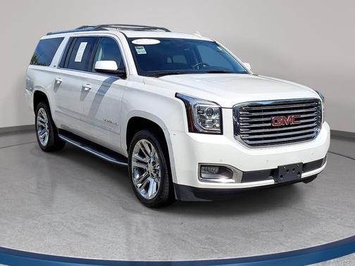 White Frost Tri-Coat 2017 GMC Yukon XL SLT