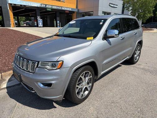 Billet Silver Metallic Clearcoat 2019 Jeep Grand Cherokee Overland
