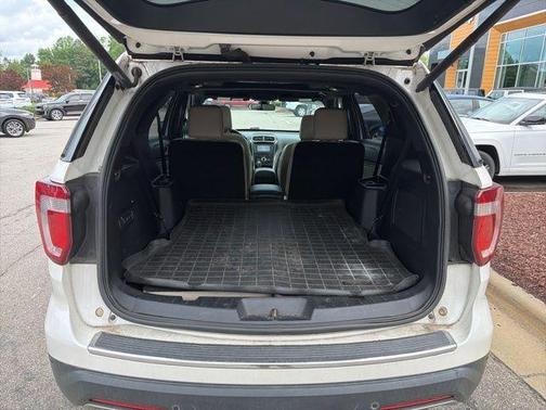 White Platinum Clearcoat Metallic 2018 Ford Explorer Limited